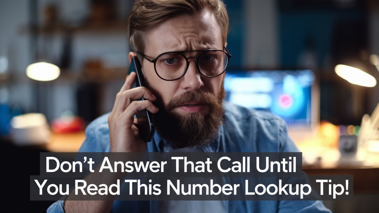 Don’t Answer That Call Until You Read This Number Lookup Tip!